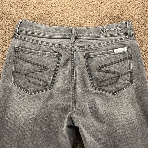 Seven7 Slim Gray Denim Jeans Size 30 - Picture 4 of 5